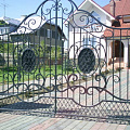 Кованые ворота в Междуреченске от компании Ареан-Сибирь